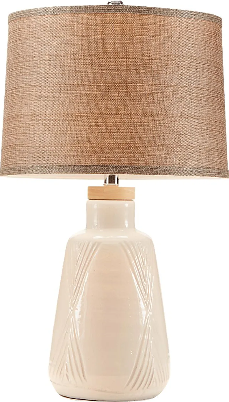 Edsall Trail Ivory Lamp