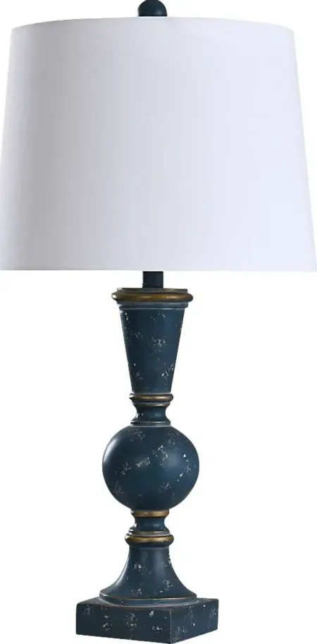 Vaughn Sea Blue Lamp