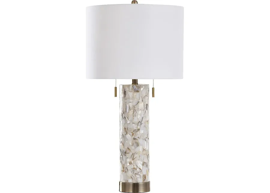 Himmer Island Ivory Lamp