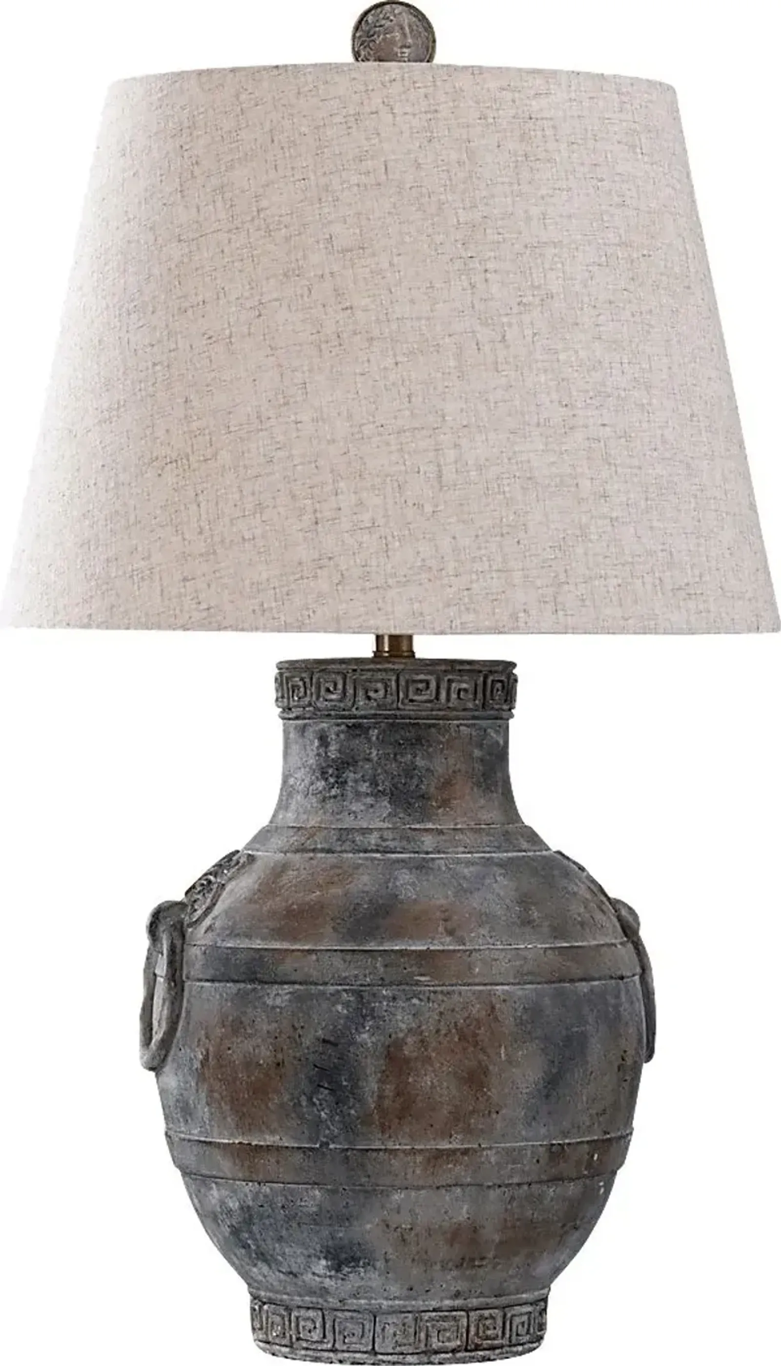 Xilo Circle Brown Lamp