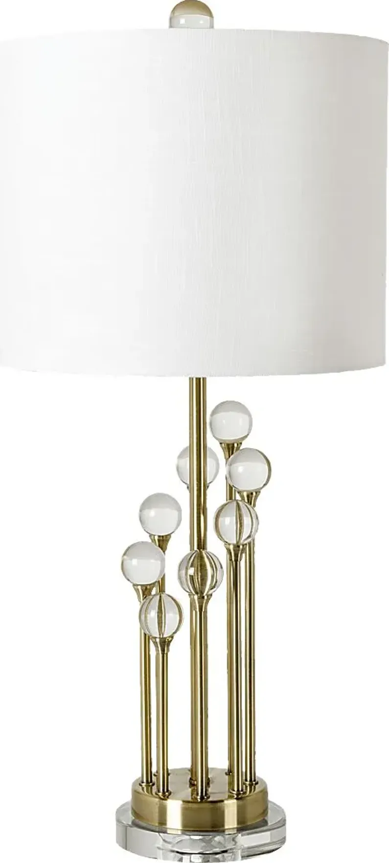 Tearose Trail Gold Lamp