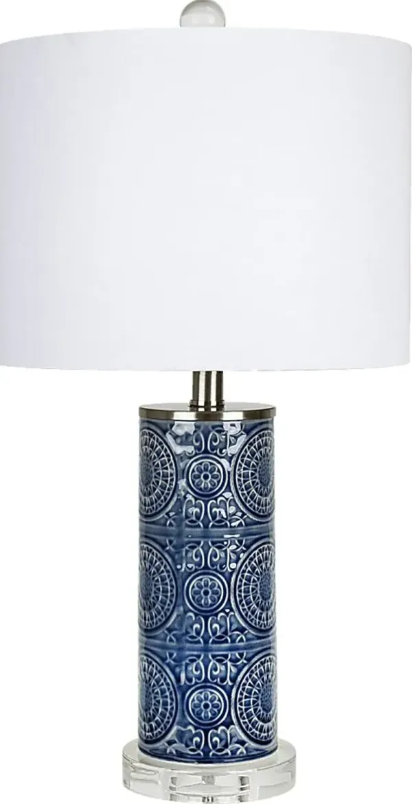Packlan Lane Blue Lamp