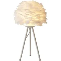 Alpine Flower White Lamp