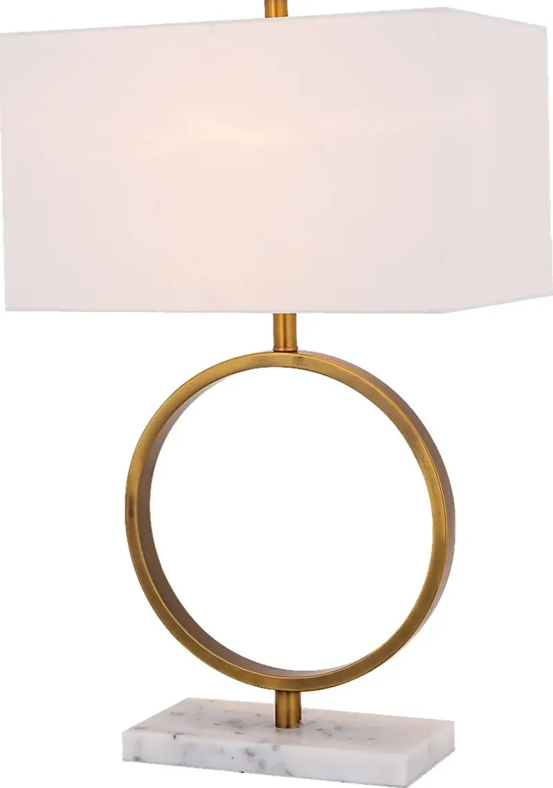 Aldo Circle Gold Lamp
