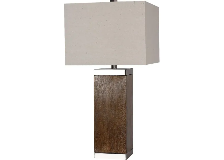 Alameda Cove Walnut Lamp