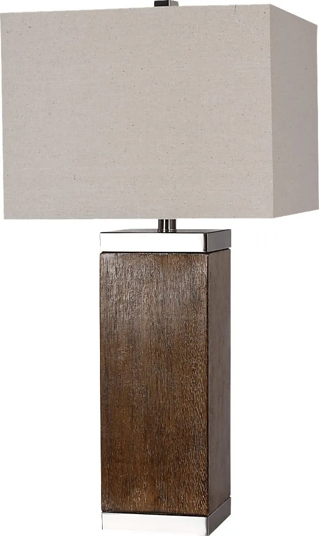 Alameda Cove Walnut Lamp