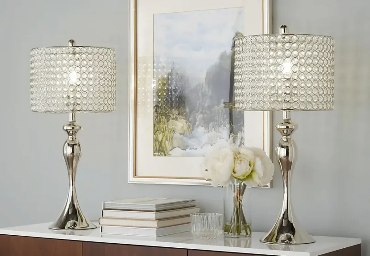 Bayshore Avenue Silver Lamp