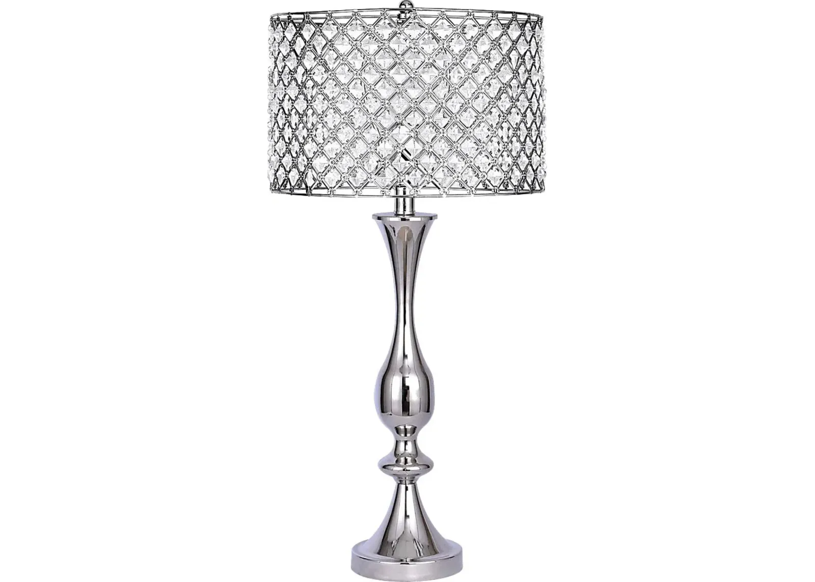 Darwin Circle Silver Lamp