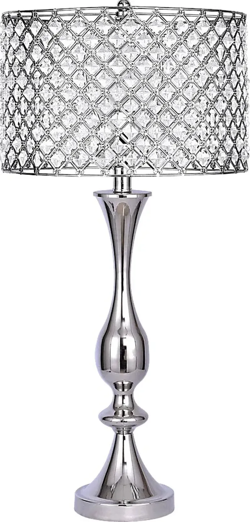Darwin Circle Silver Lamp