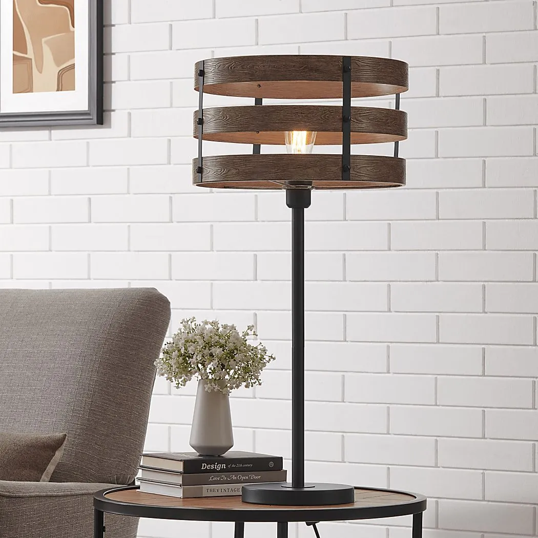 Quaylo Cove Black Lamp