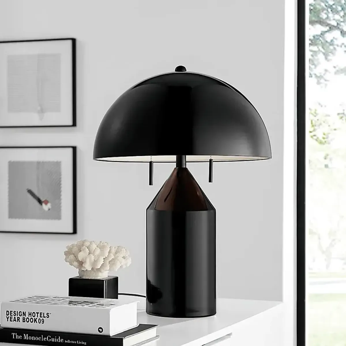 Fowler Bend Black Lamp