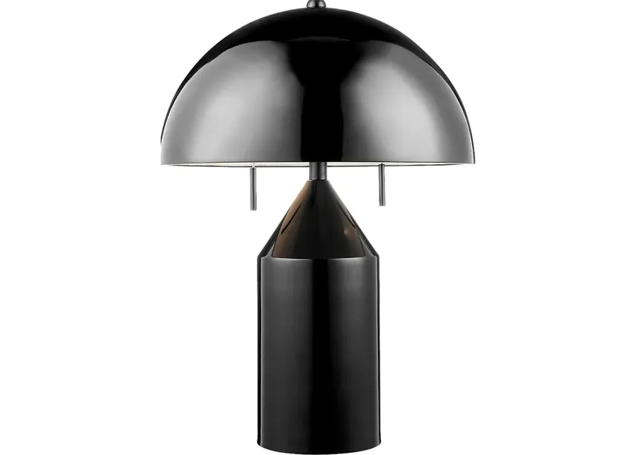 Fowler Bend Black Lamp