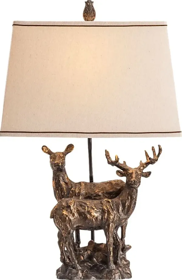 Columbia Cove Bronze Lamp