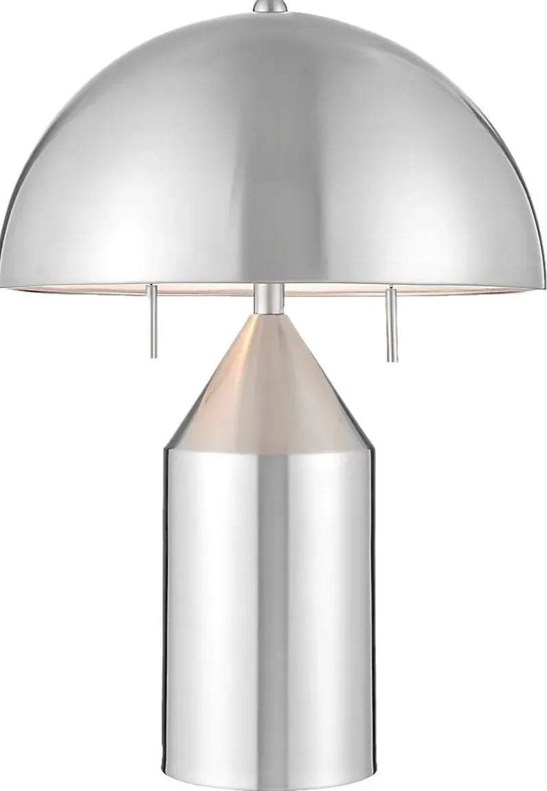 Fowler Bend Nickel Lamp