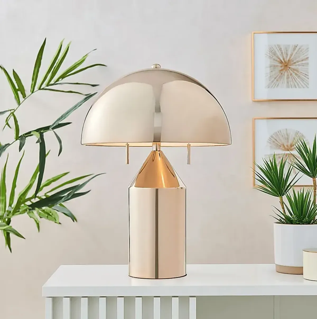 Fowler Bend Gold Lamp