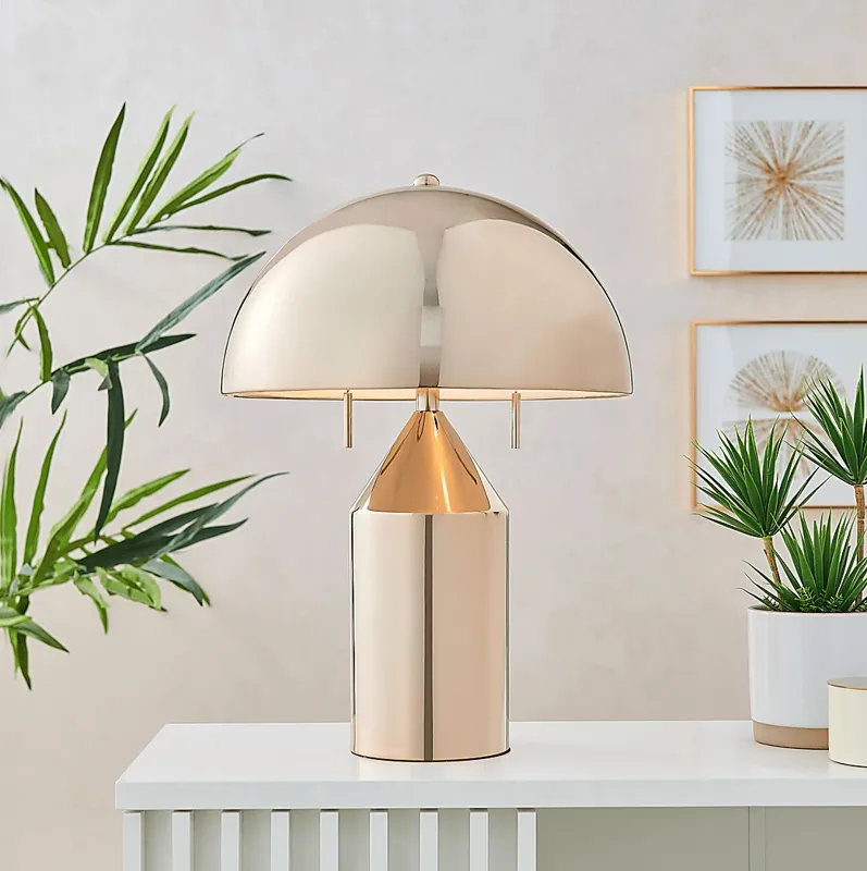 Fowler Bend Gold Lamp