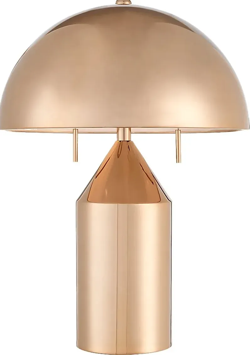 Fowler Bend Gold Lamp