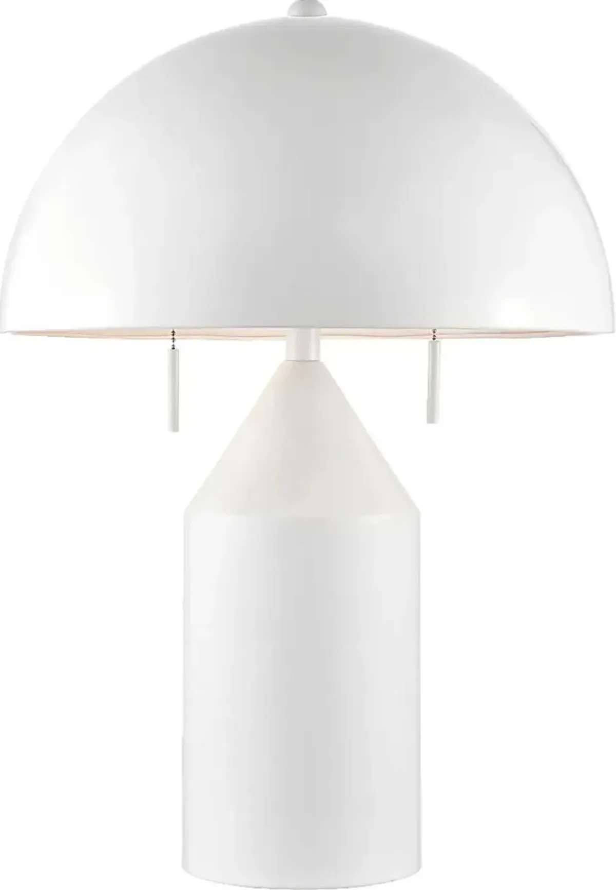 Fowler Bend White Lamp