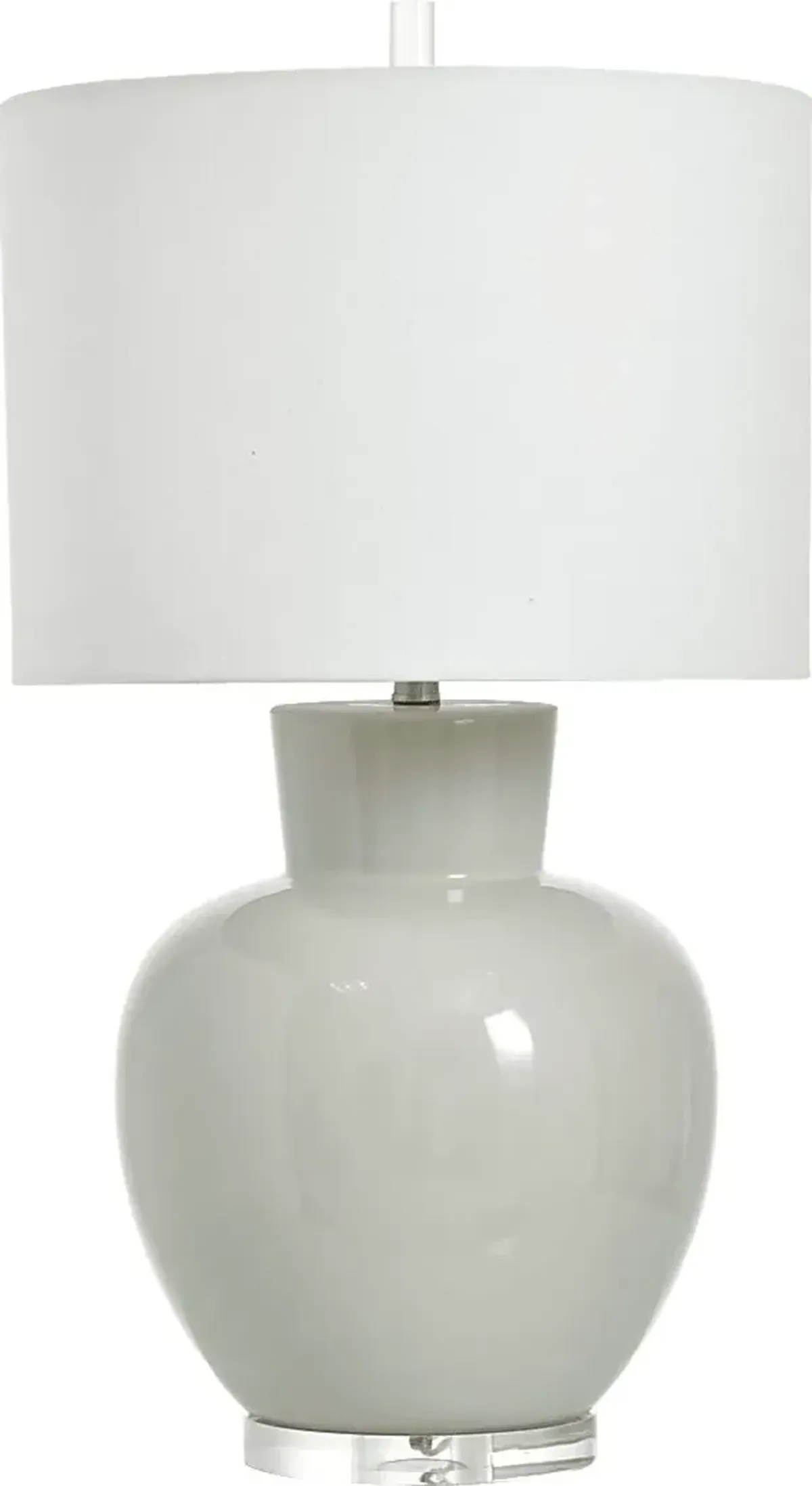 Slooth Edge Gray Table Lamp
