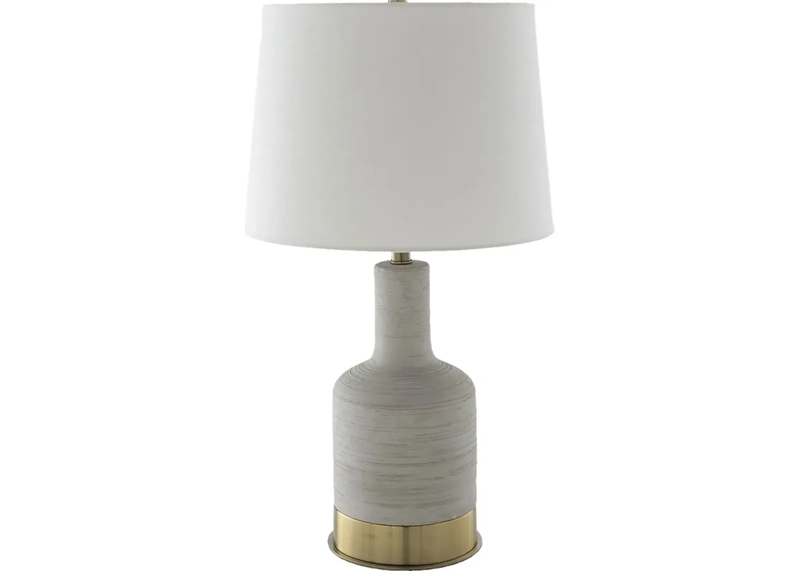 Albie Drive Gray Lamp