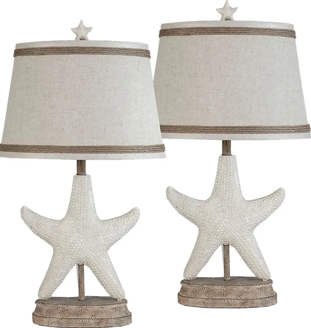 Doral Bay White Lamp, Set of 2