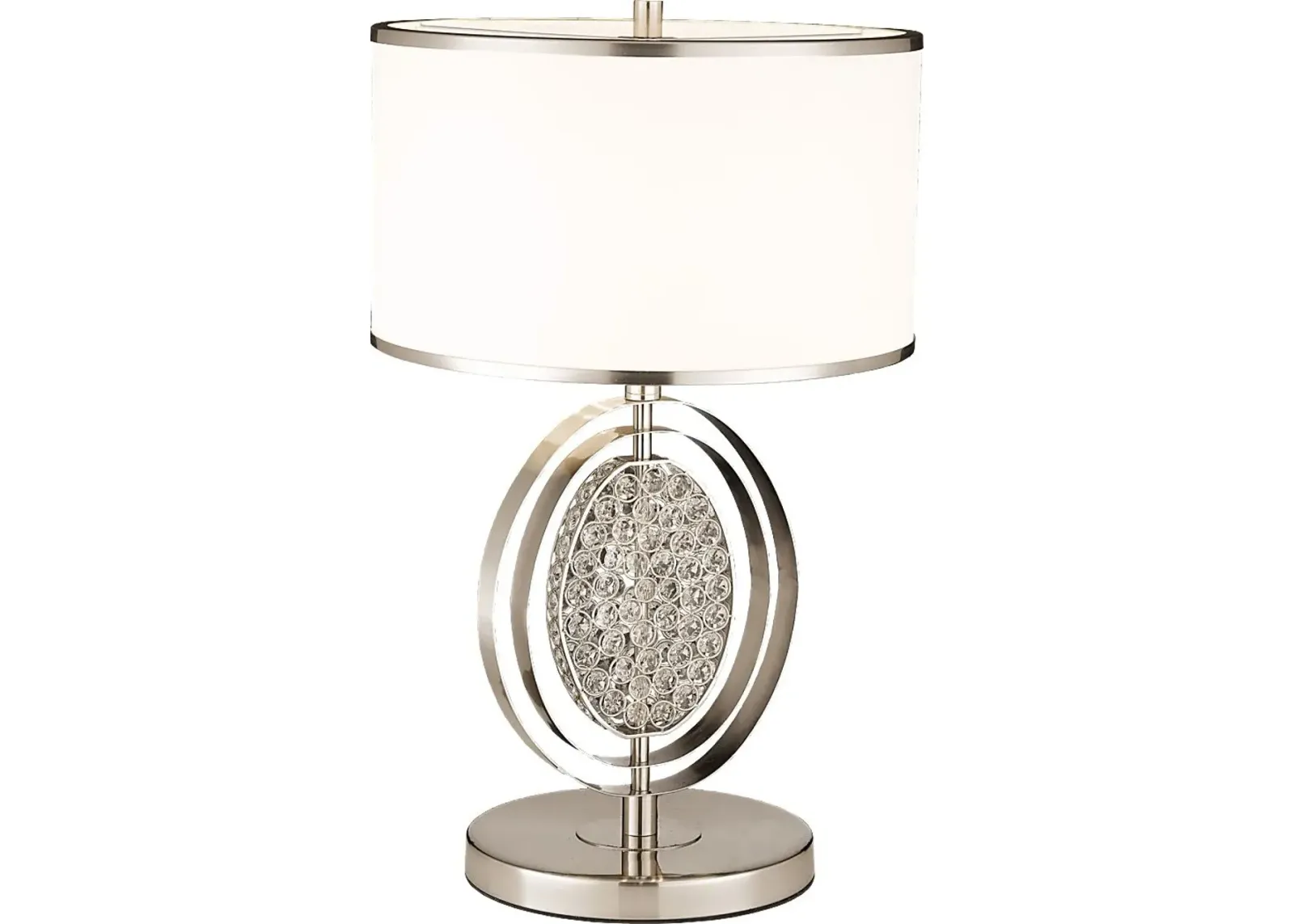 Cabrini Gate Silver Table Lamp