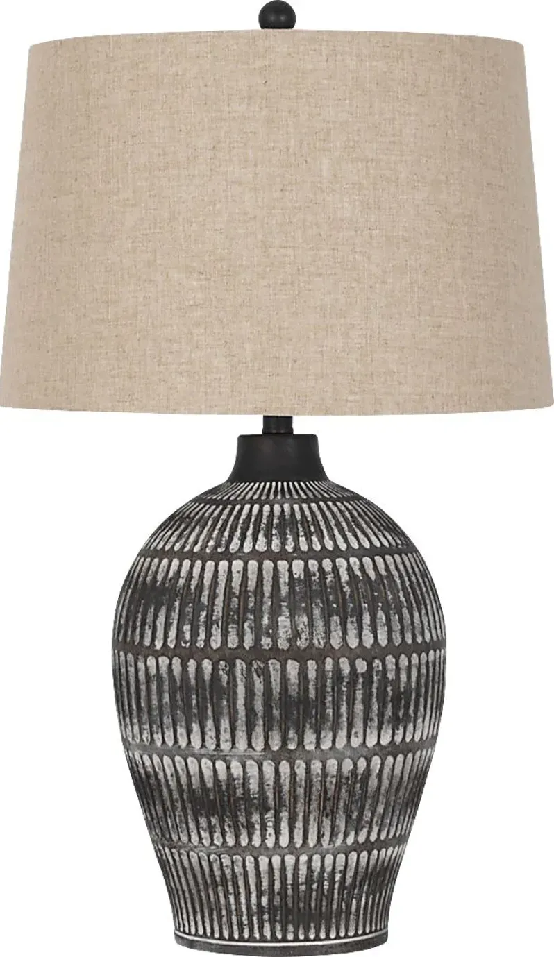 Yuima Avenue Brown Lamp