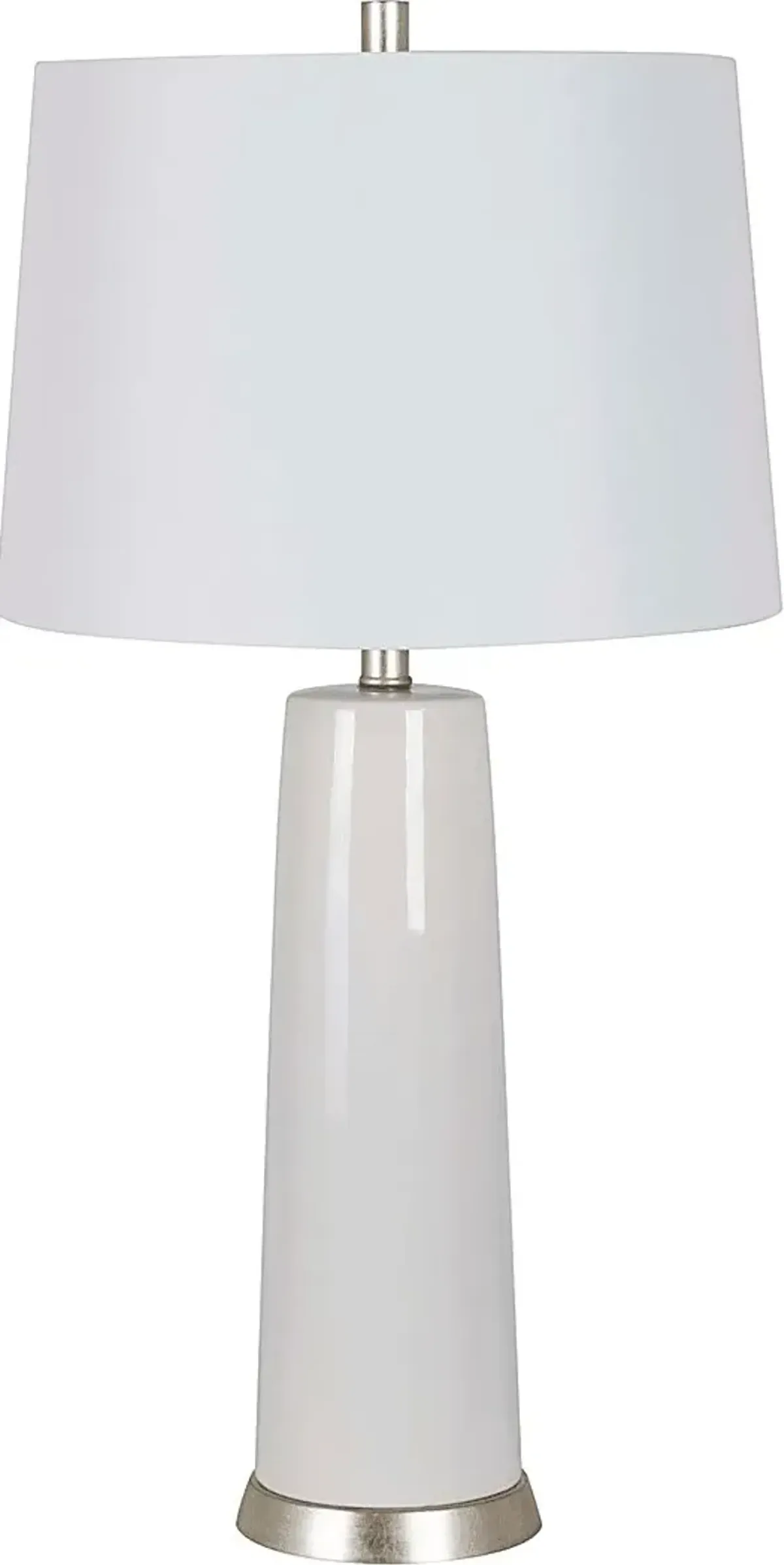 Zenna Road White Lamp, Set of 2