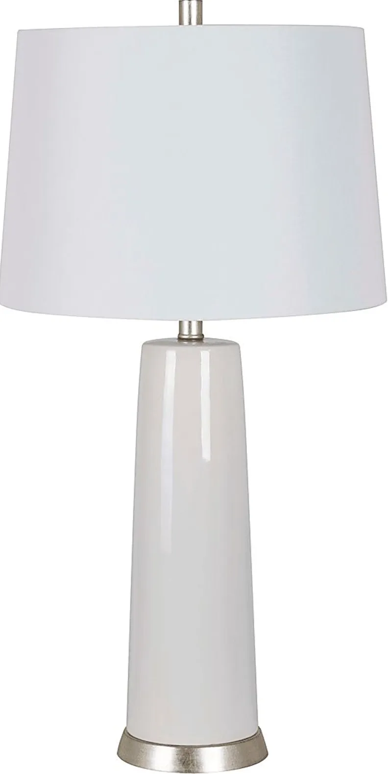 Zenna Road White Lamp, Set of 2