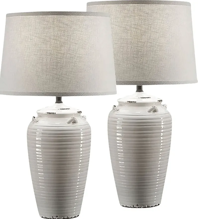 Cotner Way White Lamp, Set of 2
