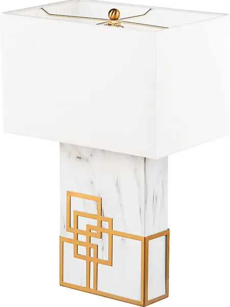 Varnell White Table Lamp