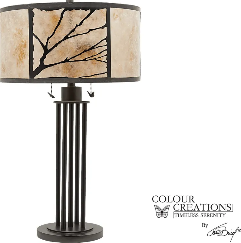 Red Deer Brown Lamp