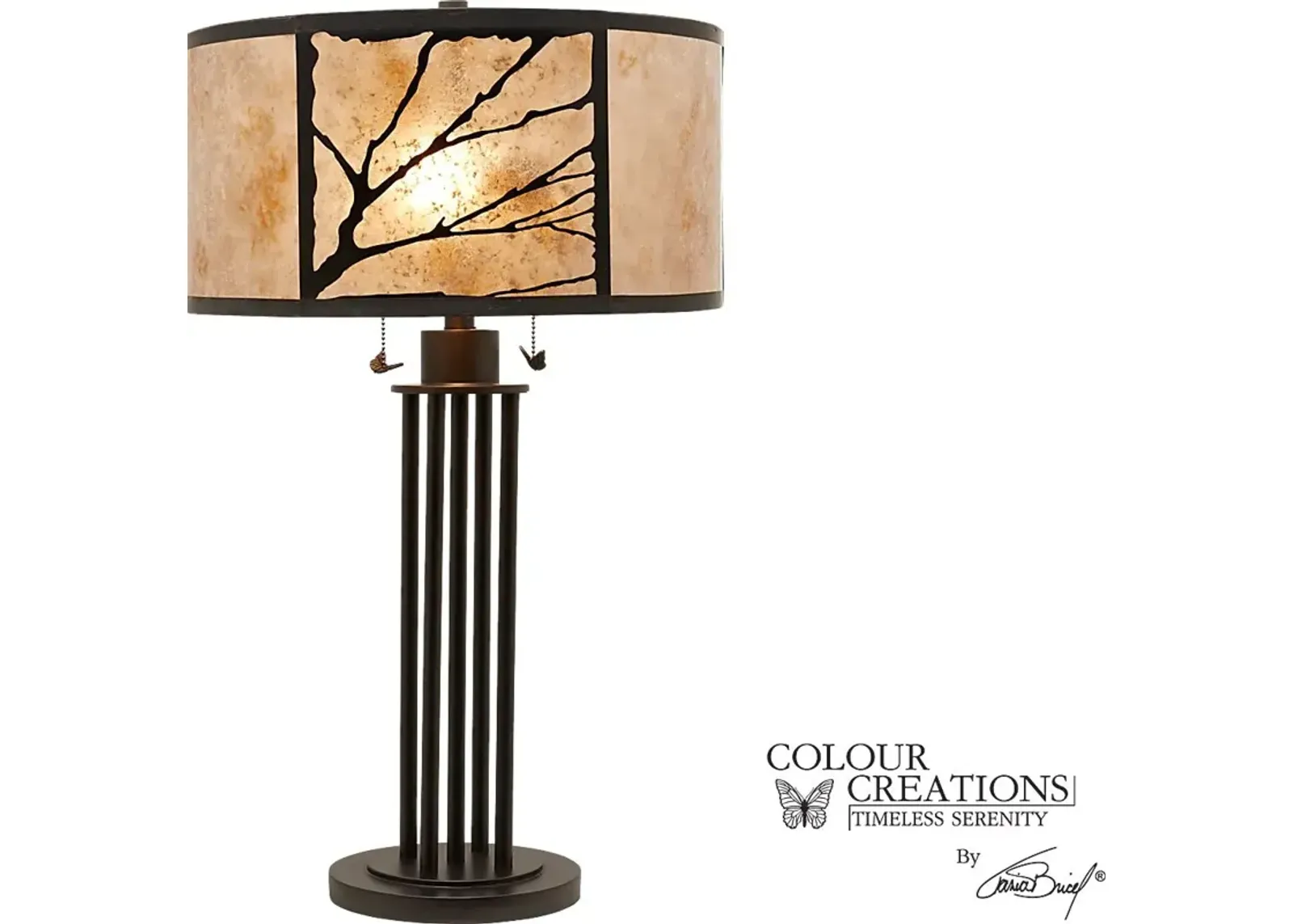 Red Deer Brown Lamp