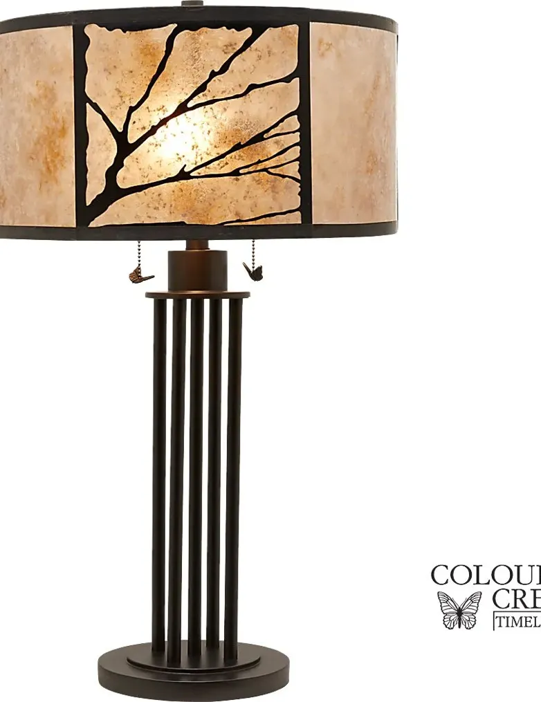 Red Deer Brown Lamp