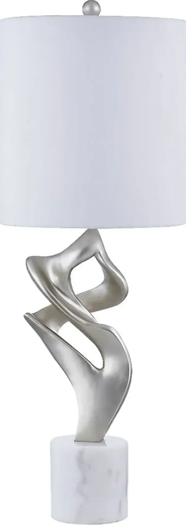 Laight Hollow Silver Table Lamp