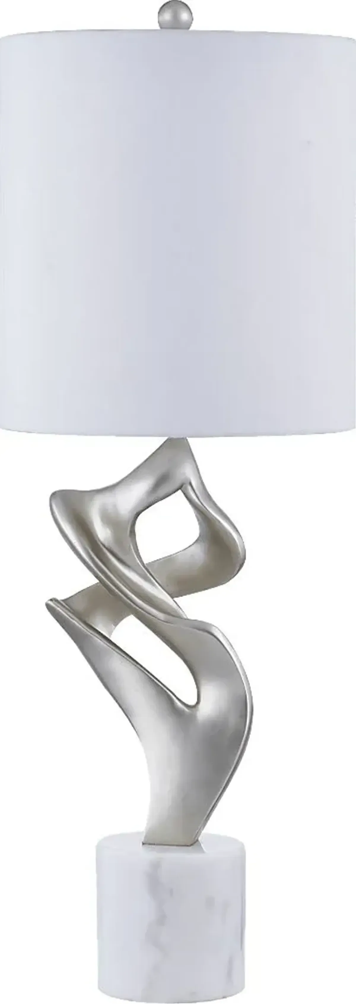 Laight Hollow Silver Table Lamp