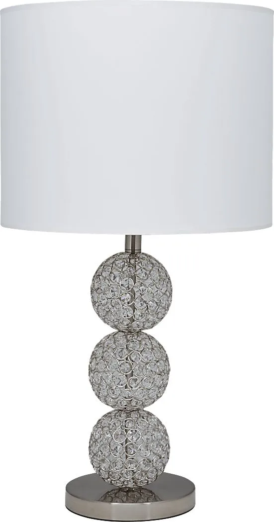 Snowball Silver Lamp