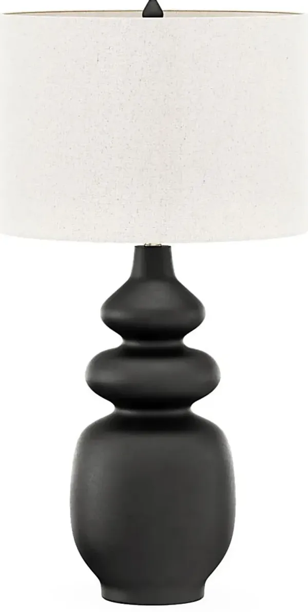 Tevis Black Table Lamp