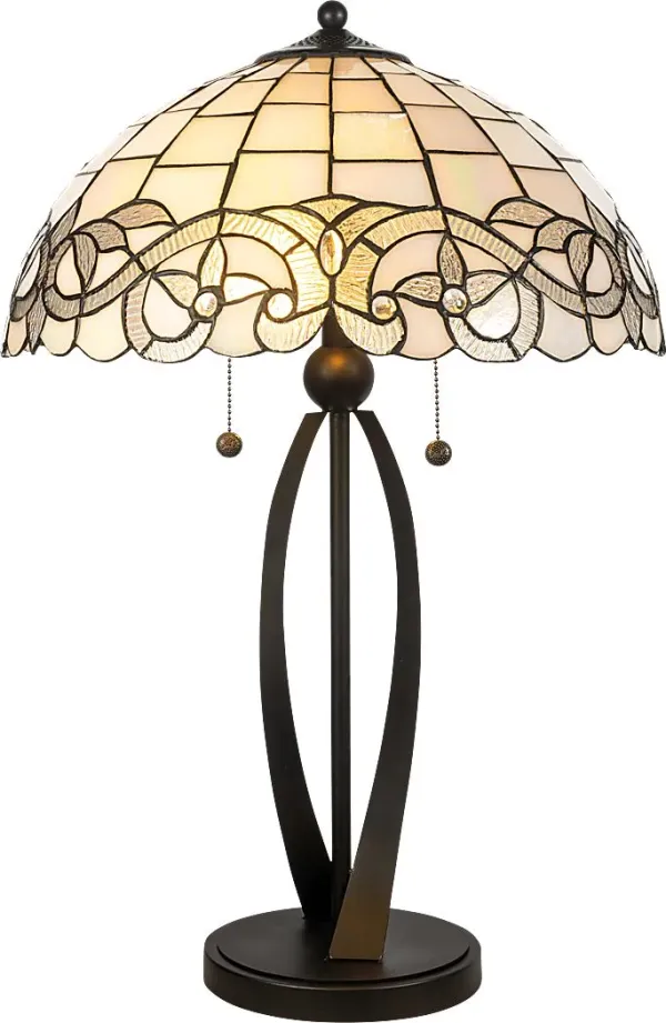 Lakeaire Lane Bronze Tiffany Table Lamp