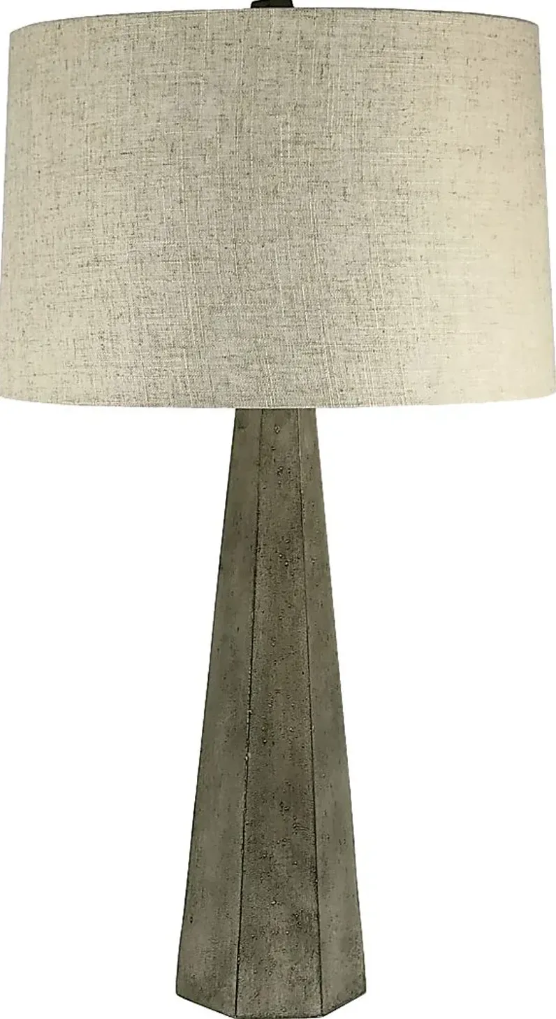 Sniffen View Gray Lamp