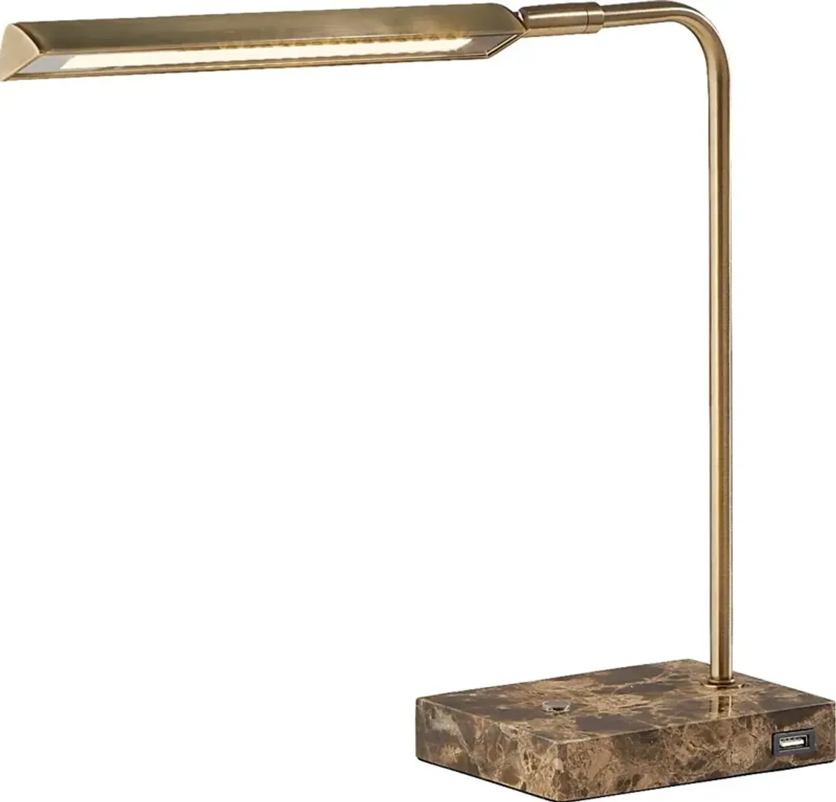 Dudley Avenue Brass Lamp