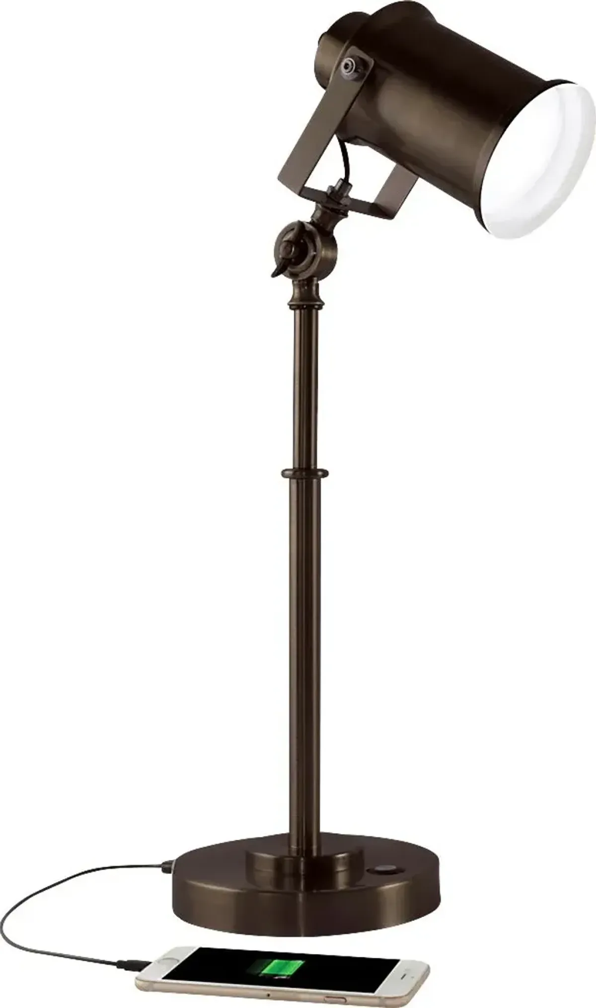 Abilene Court Brown Lamp