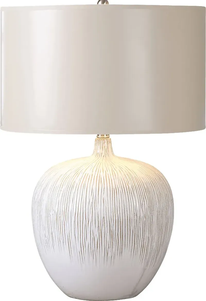 Kozy Cove Ivory Lamp