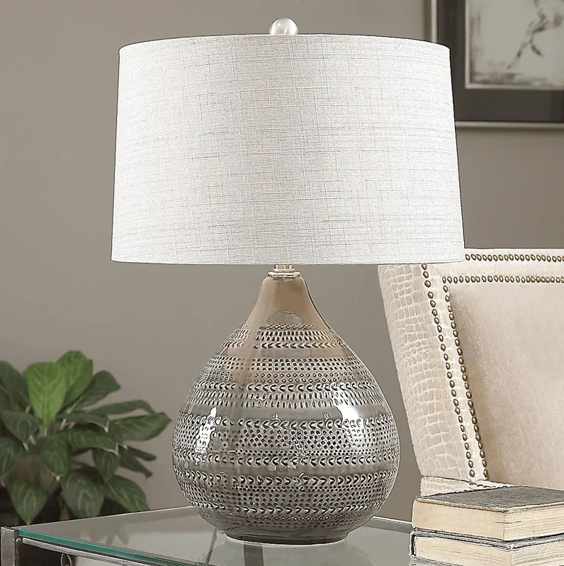 Carlo Court Gray Lamp