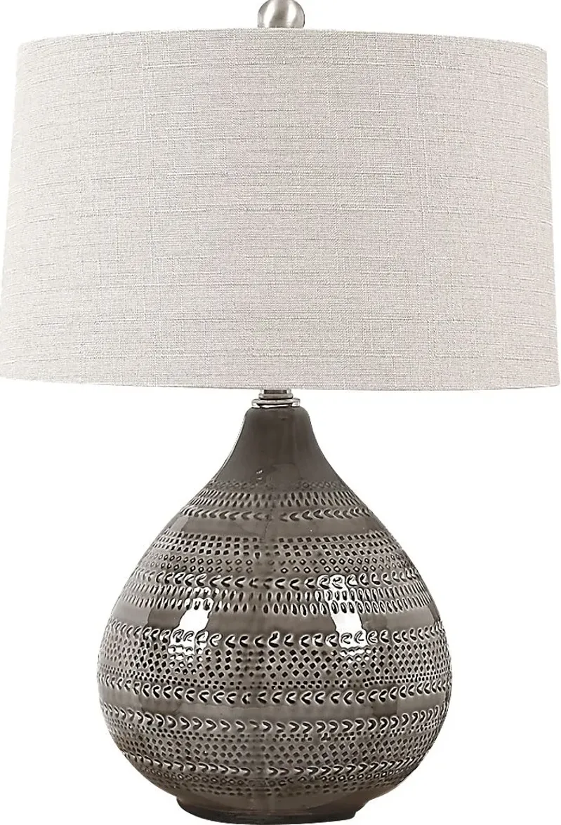 Carlo Court Gray Lamp