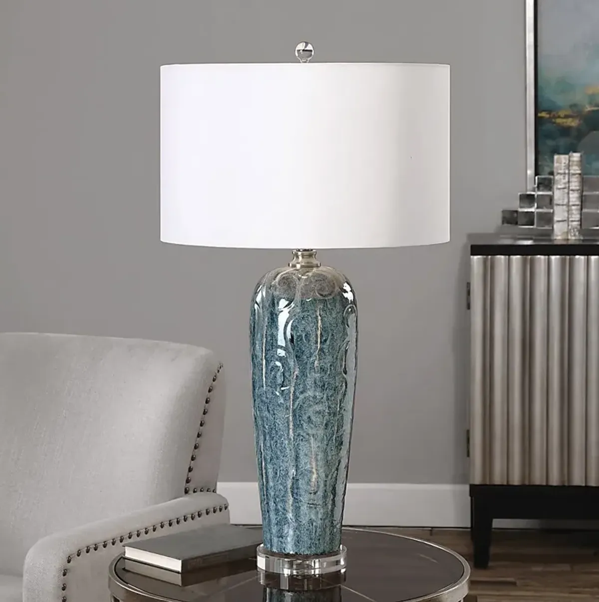 Carmean Blue Lamp