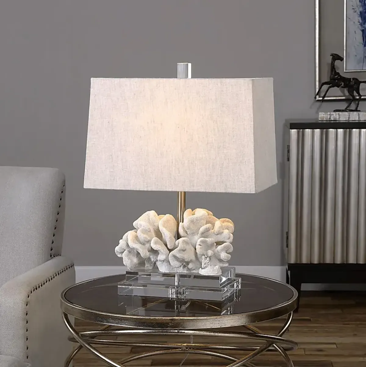Ada Shores Ivory Lamp