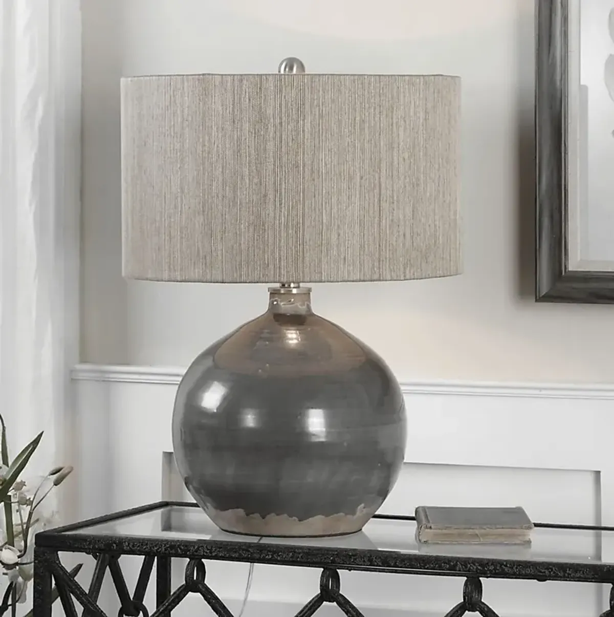 Agnes Alley Gray Lamp