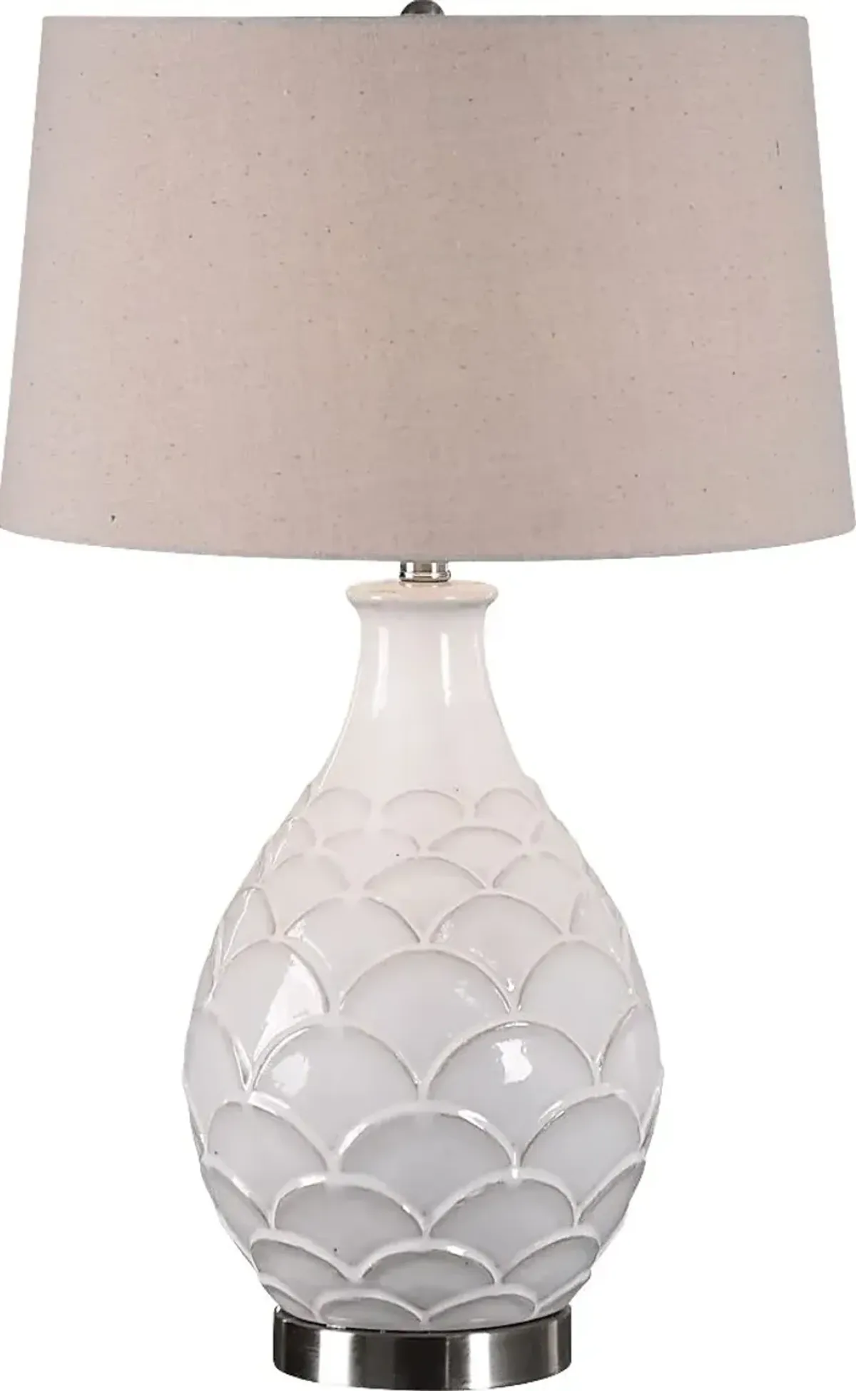 Flavio Summit White Lamp