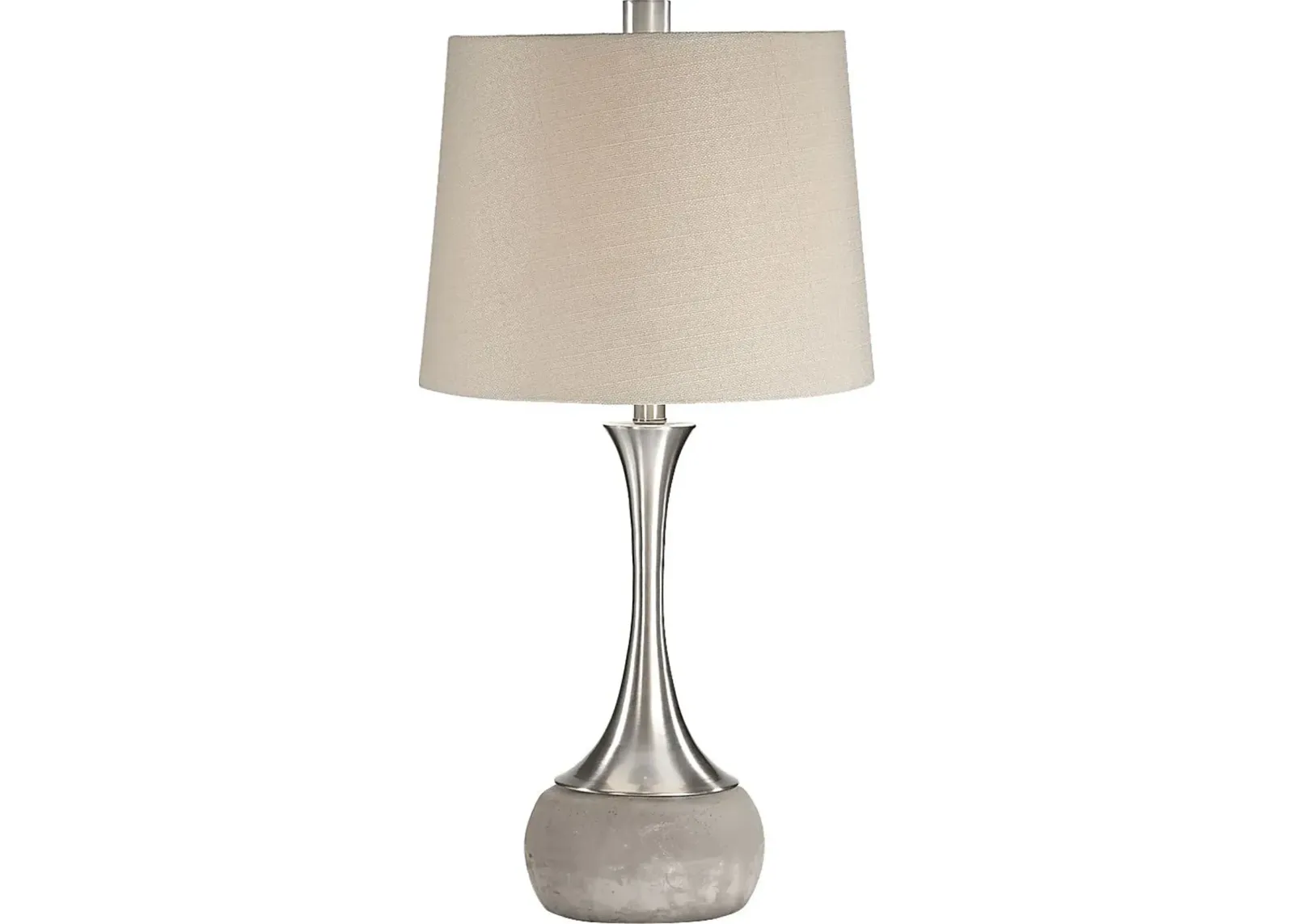 Debora Trail Nickel Lamp